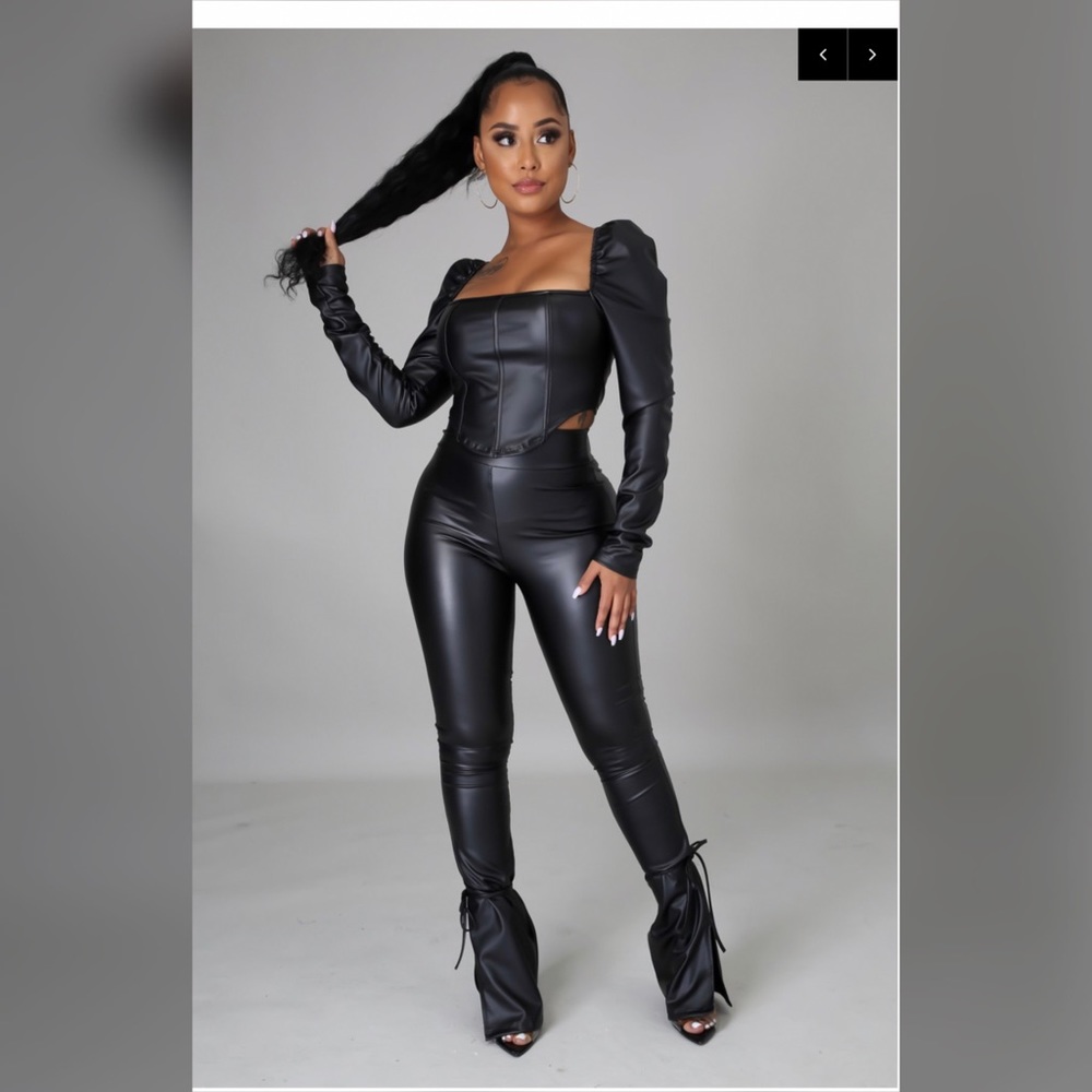 All Black pants set
